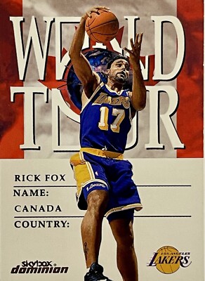 1999-00 Skybox Premium World Tour RICK FOX Los Angeles Lakers
