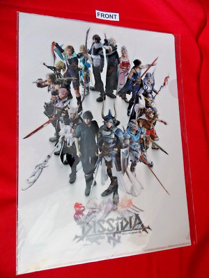   NEU! LAWSON FINAL FANTASY NT DISSIDIA A4-Größe KLARER DATEIORDNER ANIME   UK