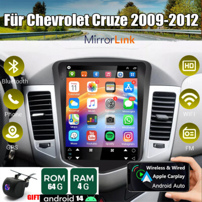 Für Chevrolet Cruze 2009-2012 9.7'' Android 14 Autoradio Apple Carplay GPS DSP BT