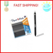 Paper Mate InkJoy Black Gel Pens, Medium Point 0.7 mm , Comfort Grip, 10 Count,