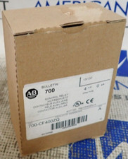 NEW Allen Bradley Control Relay 700-CF400ZQ SER.A 12V DC 600V AC MAX.