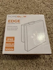 HOMEGLOW Edge LED Wall Light Outdoor or Indoor Use