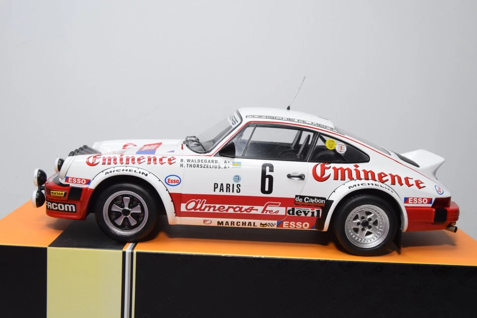 B33 1:18 IXO 18RMC008 PORSCHE 911 SC #6 RALLY MONTE CARLO 1982 THORSZELIUS MIB - Image 3 of 4