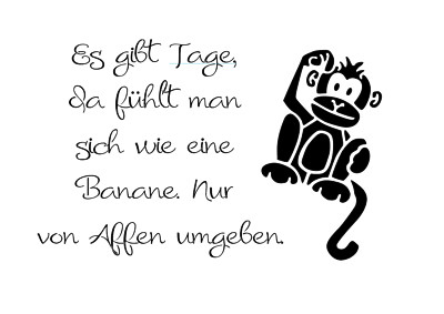 Schablone '' Es gibt Tage , da fühlt.... '' auf A4