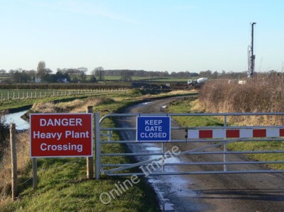 Foto 6x4 Moor Lane, East Stoke Thorpe\/SK7649 Die Straße ist für Traf gesperrt c2009