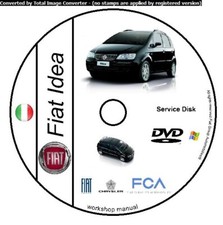 FIAT IDEA WORKSHOP MANUAL SERVICE MANUALE OFFICINA CD DVD SOFTWARE E-LEARN