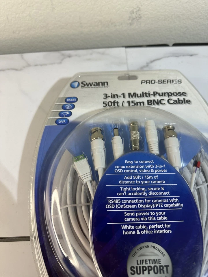  BRAND NEW SEALED RS485 Swann Pro Series  100ft/30M BNC CABLE SWPRO 30MCAB - Image 2 of 4