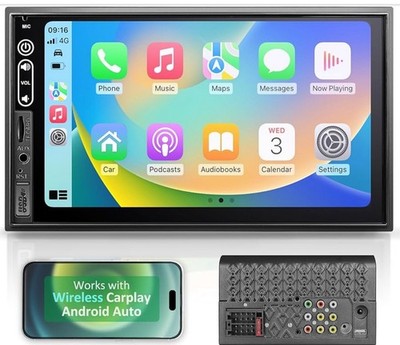 Car Stereo Android 10 GPS Navigation Radio Player 7'' Double DIN with WiFi
