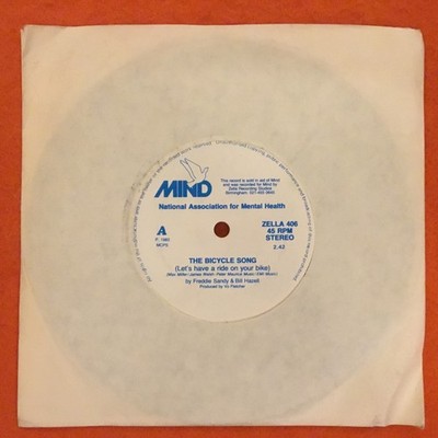 Freddy Sandy & Bill Hazell- The Bicyle Song- Lets Have A Ride On Your....7  1983