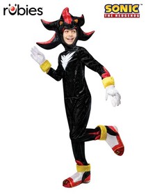 Boys Licensed Shadow Sonic The Hedgehog Costume Black Child Kids Book Week