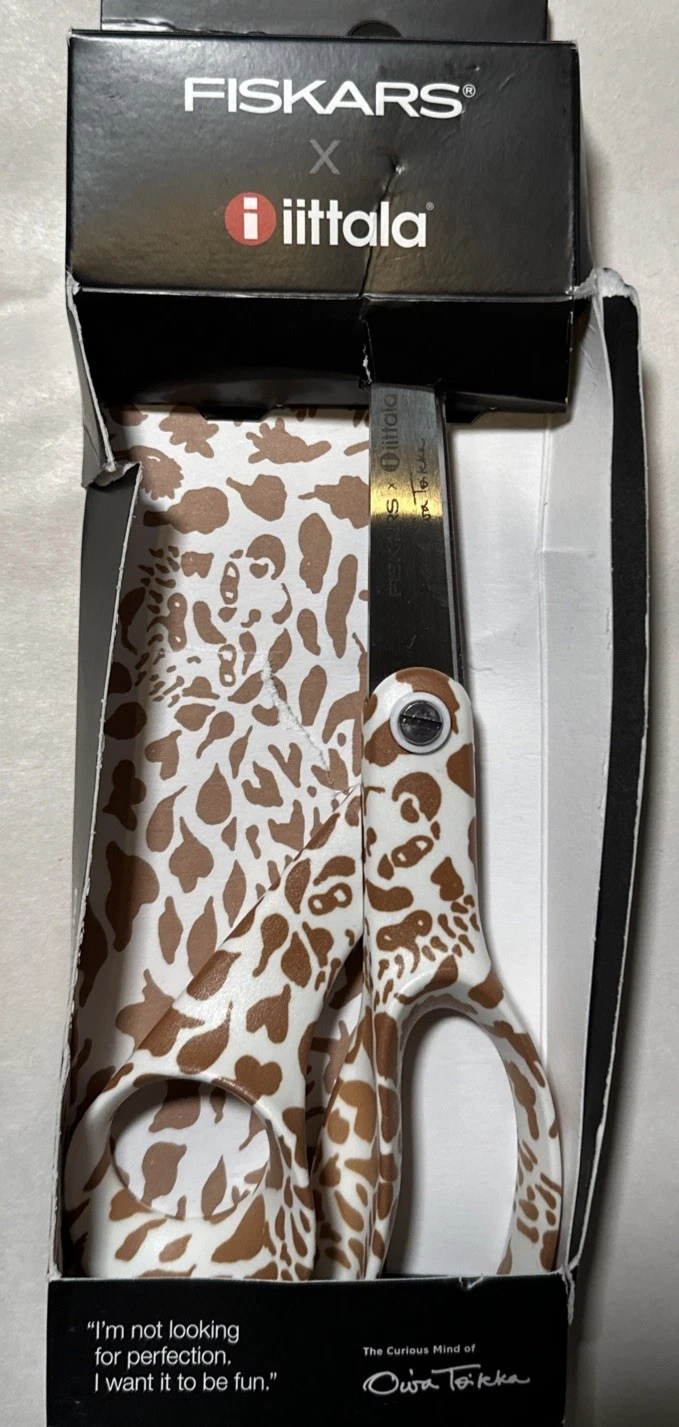 Fiskars X Iittala Oiva Toikka Collection Cheetah Brown Kitchen Shears New Japan
Opens in a new windo