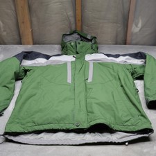 Columbia Jacket Men Large Green Insulated Win...