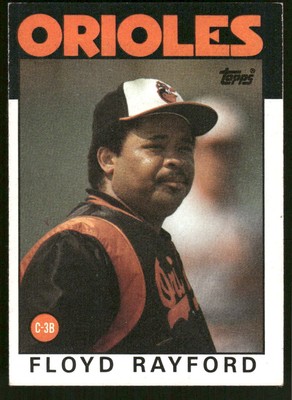 1986 Topps #623 Floyd Rayford Baltimore Orioles Baseball Card