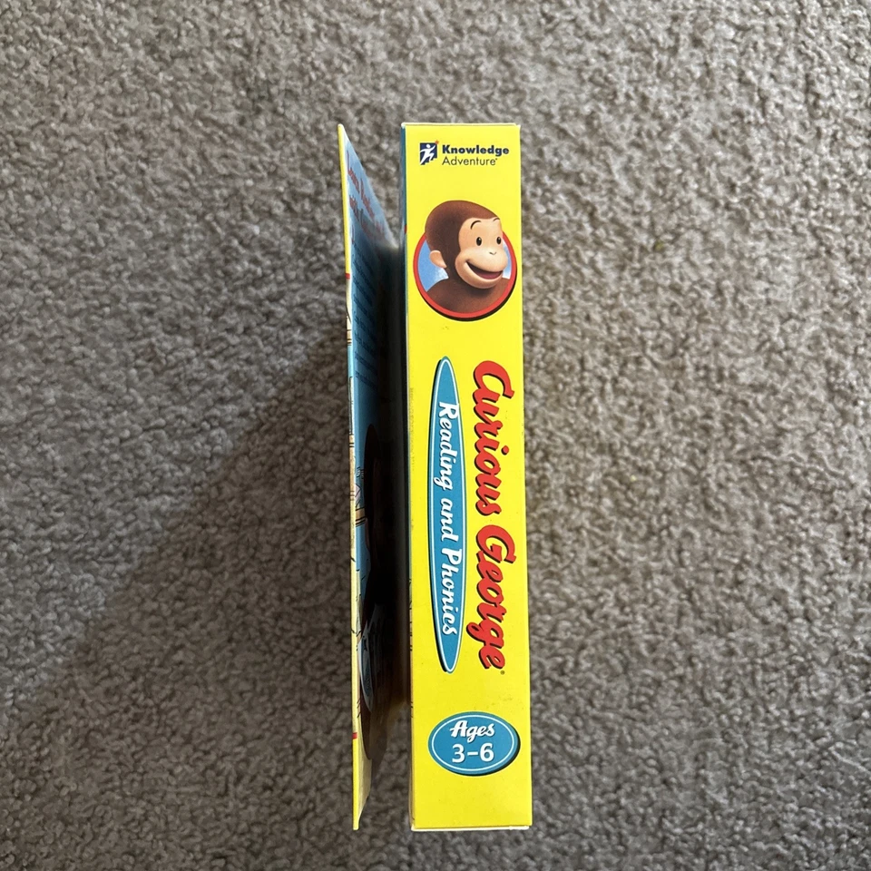 Curious George Reading & Phonics PC Win Mac 2002 Edit Brand New Sealed Small BX - Image 4 of 4