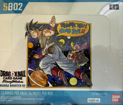 Dragon Ball Super: Fusion World - Manga (SB02) English Sealed Booster Box