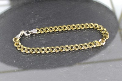 Vintage 925 Sterling Silver Gold Plated Bracelet