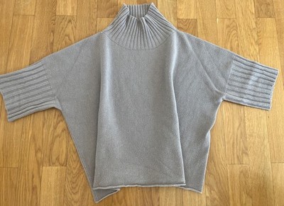 Italy Turtle Neck  Pullover Taupe Onesize Stegmann Hamburg