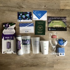 Wimbledon 2025 & 2019 Championships Tennis Memorabilia Bundle-Stella Artois Amex