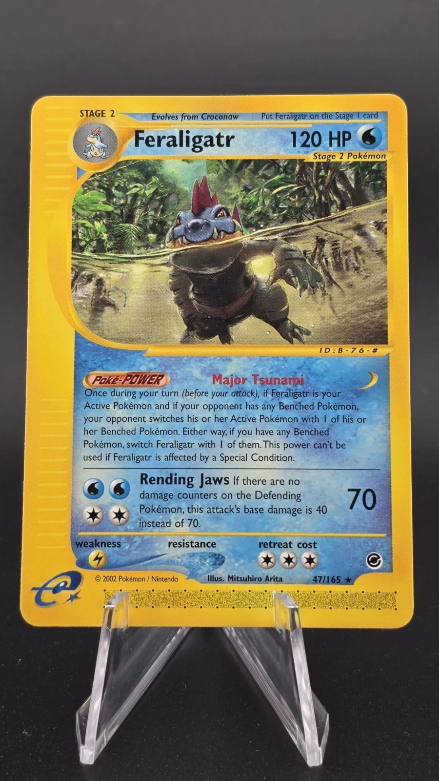 Feraligatr 47/165 Non-Holo Rare Card 2002 Expedition Base Set