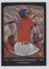 2013 Bowman Draft Picks Chrome Black Wave Refractor Jacob Nottingham #BDPP61 2x6