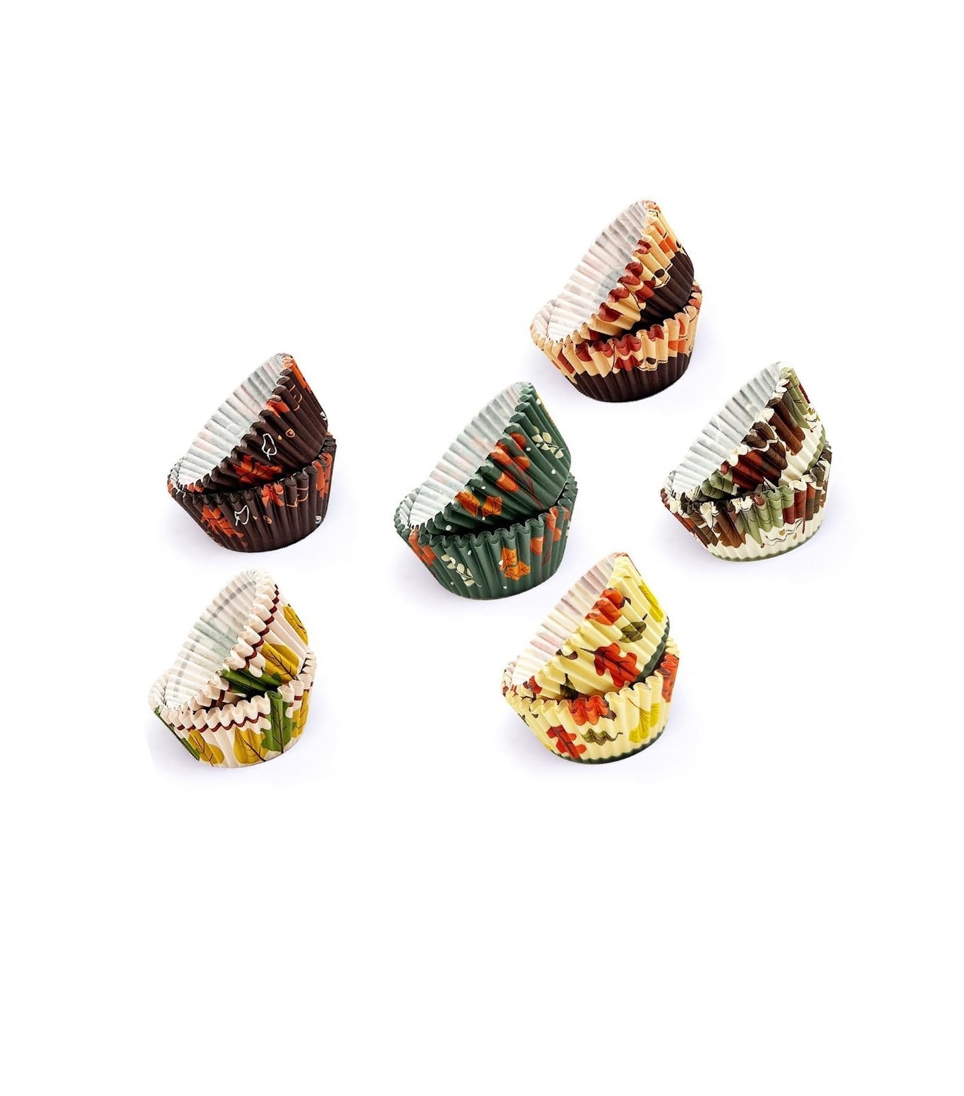 qiqee Thanksgiving Day Standard Cupcake Liners 300-Count Food Grade Gradient ...