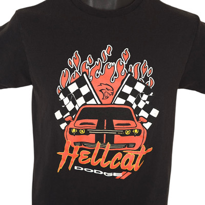 Dodge Hellcat T Shirt Mens Size Small Black Racing Muscle Car