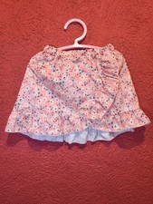 Girls Floral Print Ruffle Skirt Size 4Y