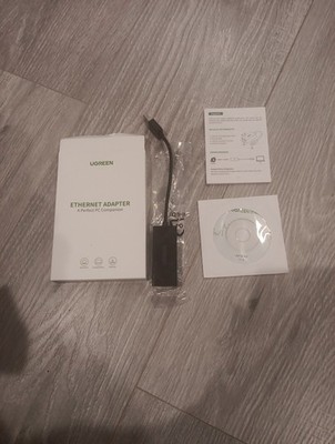 UGREEN USB2.0 Ethernet Adapter USB-A to Ethernet, 10/100 MBPS Network Adapter