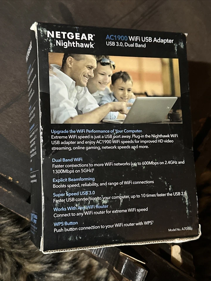 Netgear Nighthawk AC1900 Wi-Fi USB Adapter; New; Sealed! - Image 2 of 4