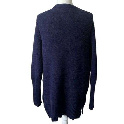 Zadig & Voltaire marineblaue Wollstrickjacke Marilou vorne offen Größe Small - Bild 5 von 11