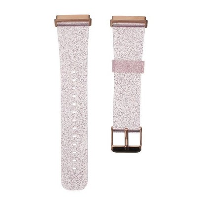 Glänzende Bling Silikon Watch Ersatzgurt kompatibel für Fitbit Vera 3