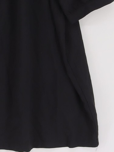 Robe midi femme Monki S noire collections 100% polyester ligne A