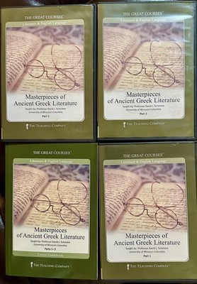 The Great Courses Masterpieces of Ancient Greek Literature DVD + Guidebook