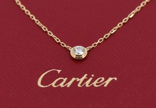 Cartier D'Amour Diamond Large 18K Yellow Gold Necklace