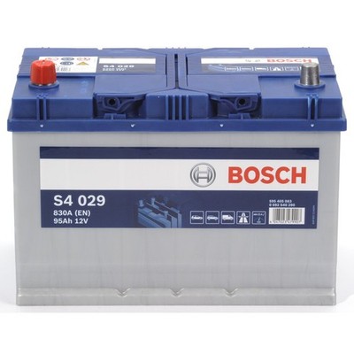 Autobatterie BOSCH S4029 12V 95Ah 830A B01 0 092 S40 290 Blei-Säure-Technologie