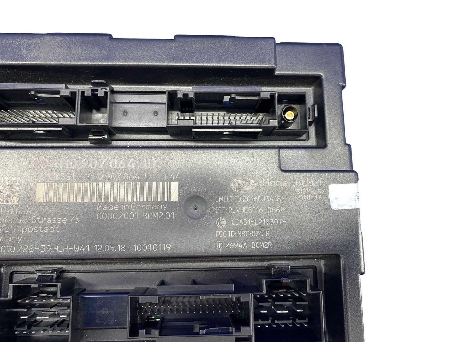 2017-2023 AUDI R8 V10 4S RWS OEM R8 BODY CONTROL MODULE UNIT 4H0907064JD