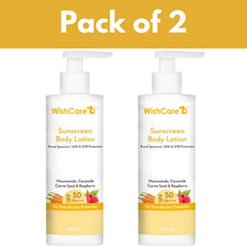 WishCare Sunscreen Body Lotion with SPF 50 PA  Broad Spectrum UVA  UVB 200ml