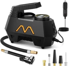 Tire Inflator Portable Air Compressor, DC 12V Air Pump for Car Tires