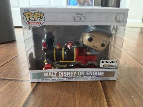Funko Pop! Trains Disney 100 Walt Disney On Engine #18 Amazon Exclusive