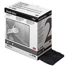 Scotch-Brite 07748 Sanding Hand Pad Roll, Sili Crbd, P100, Pk3