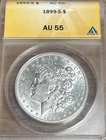 1899-S MORGAN DOLLAR ANACS AU55 Beautiful Coin