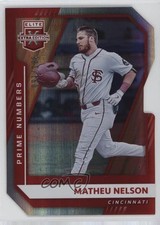 2021 Panini Elite Extra Edition Prime Numbers C Die-Cut /188 Matheu Nelson 13c1