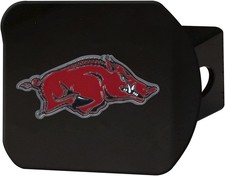 Black 3D Molded Team Logo Trailer Hitch Cover for 2 inch Class III Hitches