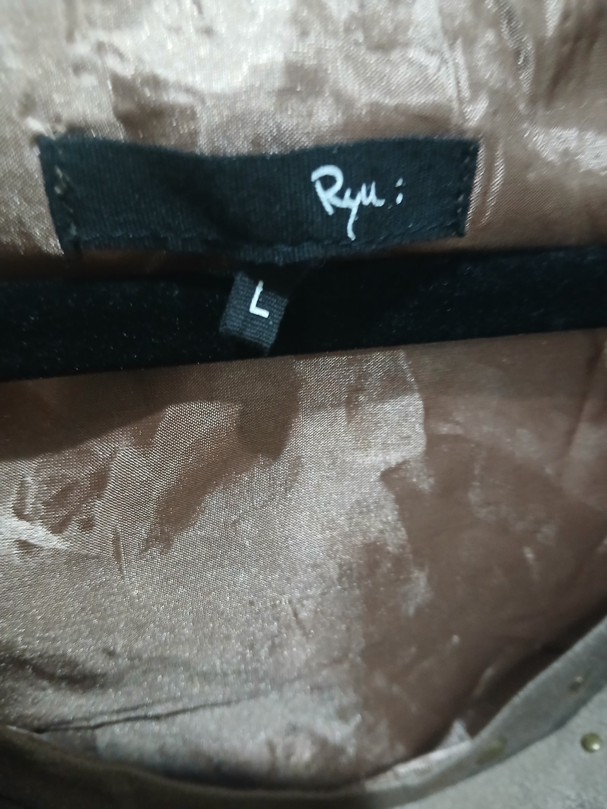 Ryu brown Blouse Size large - image 5