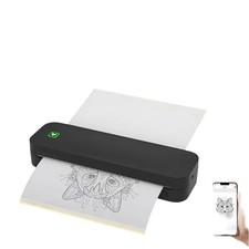 Portable A4 Thermal Printer Bluetooth USB Inkless Tattoo Stencil Mobile Printer