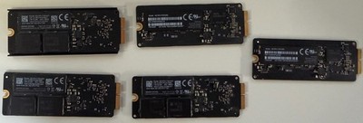 Lot of 5 - 1TB -Apple Mac Pro A1481 Late 2013 12-16 Pin 2 with shield 3 without