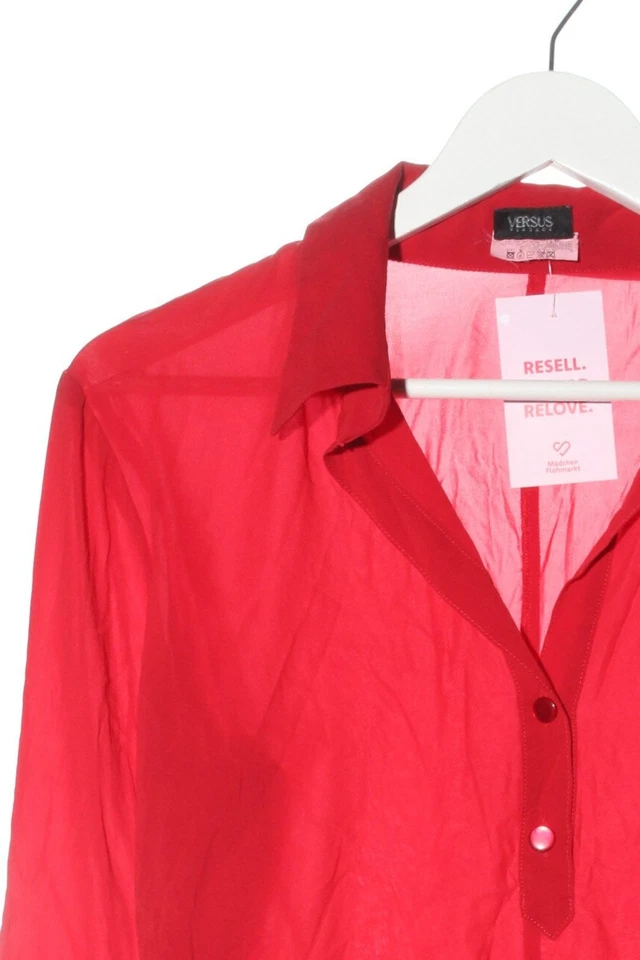 VERSUS VERSACE Blusa-camisa Mujeres Blusa Talla EU 36 rojo look casual - Imagen 3 de 4