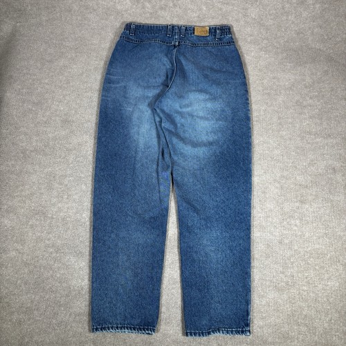 Jeans Lee vintage donna 12 30x30 vita alta blu denim sbiadito nudo made in USA - Foto 3 di 13