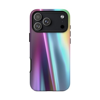 Phone Ink - Lifetime Warranty Custom Case - Vibrant Pink Teal Chrome Gradient