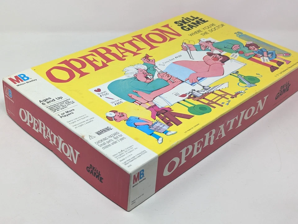 Vintage Milton Bradley 1965 Operation Traditional Board Game - Image 3 of 4